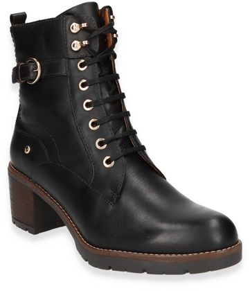 Pikolinos LLANES Damen-Stiefeletten aus Leder 106001000085 (Schwarz)