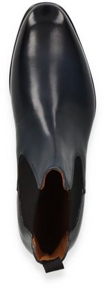 Phillip Hardy Herren-Stiefeletten aus Leder 213101000001 (Dunkelblau)