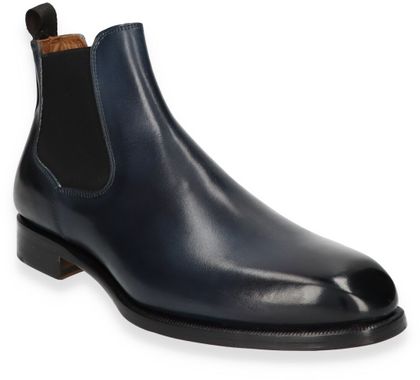 Phillip Hardy Herren-Stiefeletten aus Leder 213101000001 (Dunkelblau)