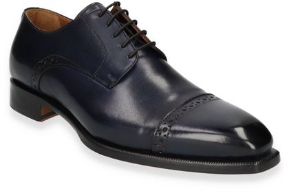 Phillip Hardy Herren-Schnürschuhe aus Leder 242101000000 (Dunkelblau)