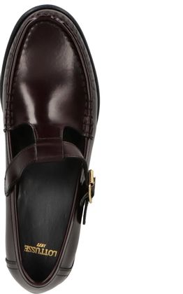 Lottusse LARA Damen-Slipper aus Leder 100201000050 (Bordeaux)