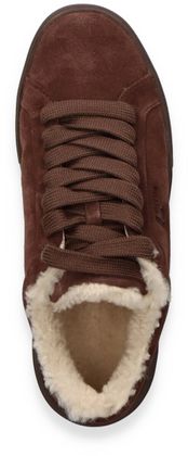 Blackstone Damen-Sneaker aus Leder 193202000002 (Dunkelbraun)