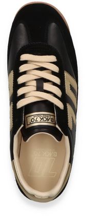 Back 70 JOGGER Damen-Sneaker 101002000035 (Schwarz/Gold)