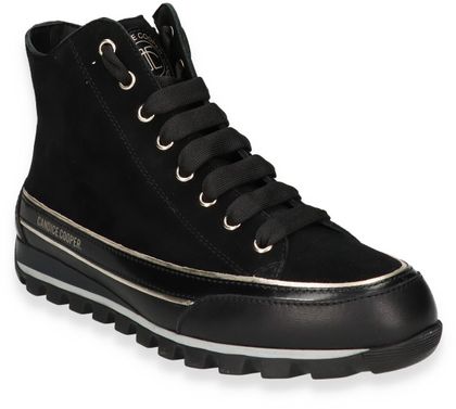 Candice Cooper JANIS Damen-Sneaker aus Leder 102001000149 (Schwarz)