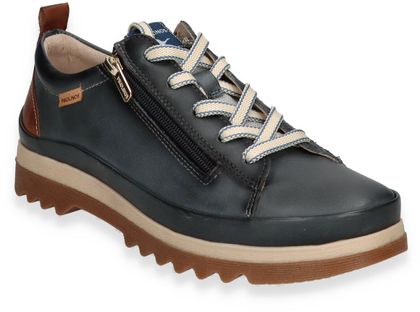 Pikolinos VIGO Damen-Schnürschuhe aus Leder 101101000007 (Dunkelblau)
