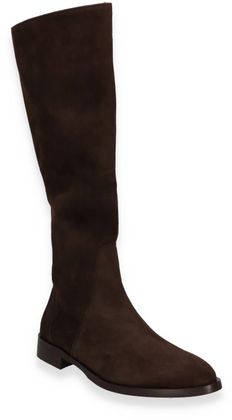 Phillip Hardy ANNIE Damen-Stiefel aus Leder 190202000004 (Dunkelbraun)