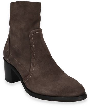 Donna Carolina ZERO5 BEKY Damen-Stiefeletten aus Leder 106402000001 (Dunkelgrau)