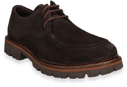 Sioux ADALRIK Herren-Schnürschuhe aus Leder 240202000009 (Dunkelbraun)