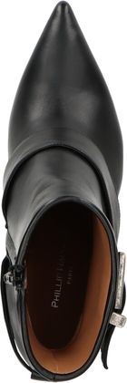 Phillip Hardy Damen-Stiefeletten aus Leder 106001000087 (Schwarz)