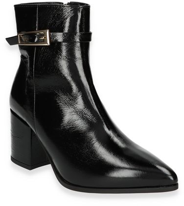 Phillip Hardy KARA Damen-Stiefeletten aus Leder 106003000004 (Schwarz)