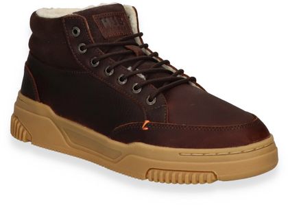 HUB MARK Herren-Schnürboots mit Warmfutter 291201000009 (Dunkelbraun)