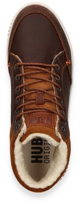 HUB MARK Herren-Schnürboots mit Warmfutter 291221000024 (Mittelbraun)