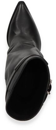 Phillip Hardy Damen-Western Boots aus Leder 107001000038 (Schwarz)