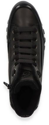 Candice Cooper JANIS Damen-Sneaker aus Leder 192001000040 (Schwarz)