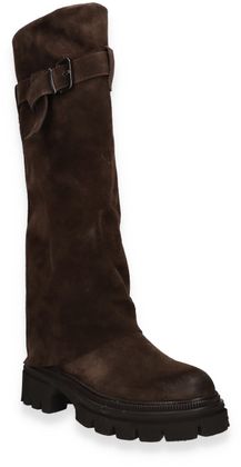 Phillip Hardy Damen-Boots aus Leder 102202000024 (Dunkelbraun)