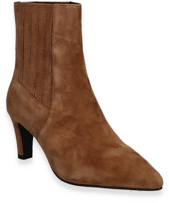 DI LAURO Damen-Stiefeletten aus Leder 106222000014 (Hellbraun)