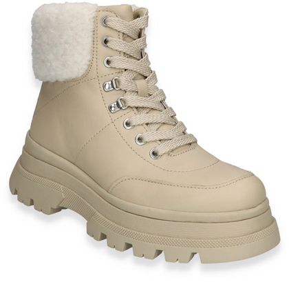BOSS FOSTER Damen-Schnürboots 192301000003 (Hellbeige)