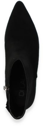 DI LAURO Damen-Stiefeletten aus Leder 106002000045 (Schwarz)