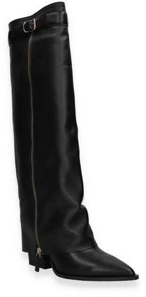 Phillip Hardy Damen-Western Boots aus Leder 107001000037 (Schwarz)