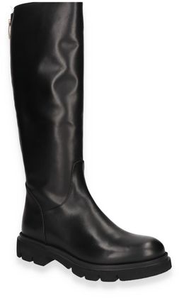 Phillip Hardy Damen-Stiefel aus Leder 195001000023 (Schwarz)