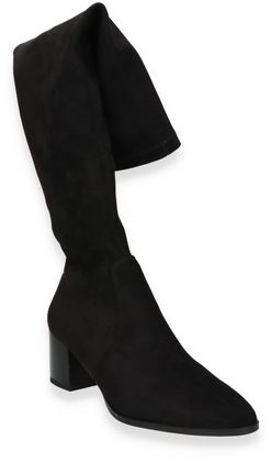 Shirley Mae Damen-Overknees 196002000012 (Schwarz)