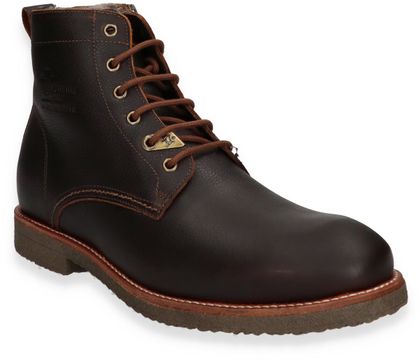 Panama Jack GERMAN Herren-Schnürboots aus Leder 291221000021 (Dunkelbraun)