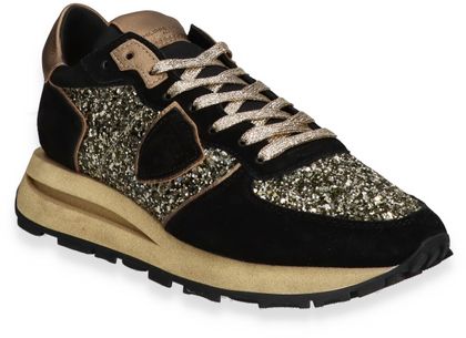 PHILIPPE MODEL Damen-Sneaker 101082000017 (Schwarz/Gold)