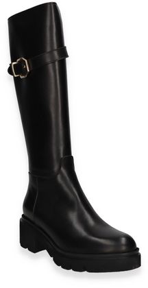 Phillip Hardy FIBBIA Damen-Stiefel aus Leder 195001000021 (Schwarz)