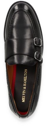 Melvin & Hamilton REGINE Damen-Slipper aus Leder 110001000031 (Schwarz)