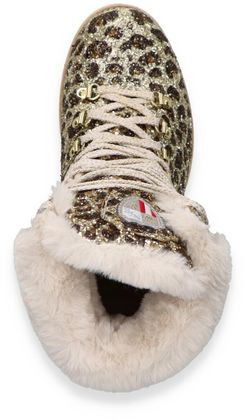 NIS New Italia Shoes Damen-Winter Boots 197305000004 (Gold/Bunt)