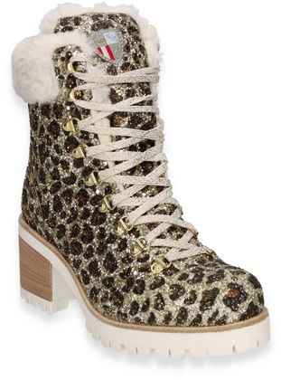 NIS New Italia Shoes Damen-Winter Boots 197305000004 (Gold/Bunt)
