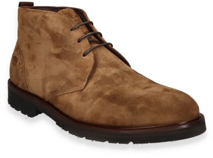 Konstantin Starke Herren-Schnürboots aus Leder 212222000030 (Hellbraun)