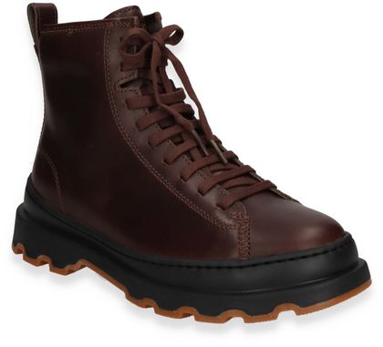 Camper Damen-Schnürboots 102201000009 (Dunkelbraun)