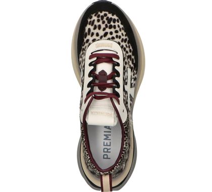 Premiata HILL Damen-Sneaker 101806000001 (Schwarz/Weiß)