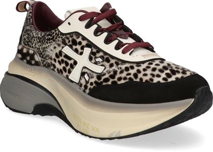 Premiata HILL Damen-Sneaker 101806000001 (Schwarz/Weiß)