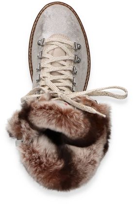 NIS New Italia Shoes Damen-Winter Boots 197301000002 (Silber)