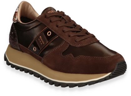 Blauer MILLEN Damen-Sneaker 101202000022 (Dunkelbraun)