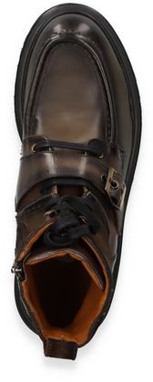 Melvin & Hamilton Herren-Schnürboots aus Leder 212601000004 (Dunkelgrau)