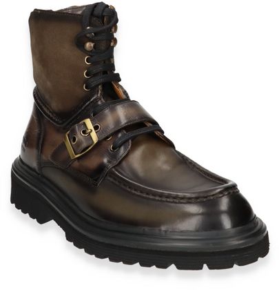 Melvin & Hamilton Herren-Schnürboots aus Leder 212601000004 (Dunkelgrau)