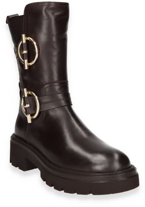 Konstantin Starke TOMAIA Damen-Boots aus Leder 102201000016 (Dunkelbraun)
