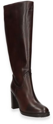 Phillip Hardy Damen-Stiefel aus Leder 190201000007 (Dunkelbraun)