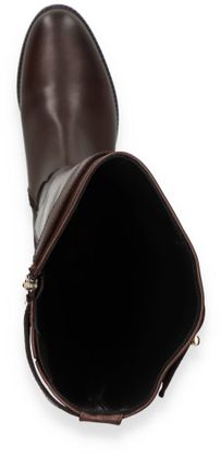 Phillip Hardy Damen-Stiefel aus Leder 195201000004 (Dunkelbraun)