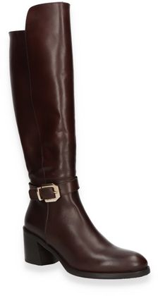Phillip Hardy Damen-Stiefel aus Leder 190201000006 (Dunkelbraun)