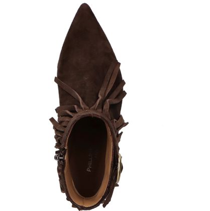 Phillip Hardy Damen-Stiefeletten aus Leder 106202000023 (Braun)