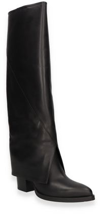 Phillip Hardy Damen-Western Boots aus Leder 107001000045 (Schwarz)