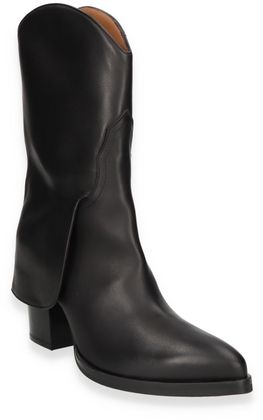 Phillip Hardy Damen-Western Boots aus Leder 107001000034 (Schwarz)