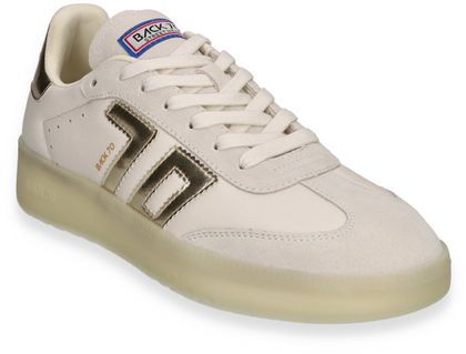 Back 70 BOSTON Damen-Sneaker 101302000073 (Weiß/Gold)