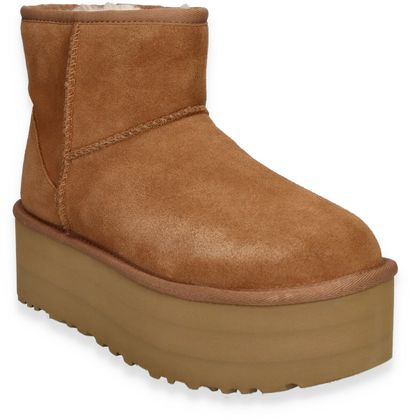 UGG CLASSIC ULTRA MINI PLATFORM Damen-Boots mit Warmfutter 192222000011 (Mittelbraun)