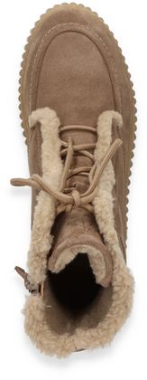 Marc O'Polo Damen-Schnürboots 192222000061 (Taupe)