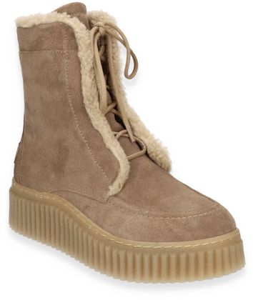 Marc O'Polo Damen-Schnürboots 192222000061 (Taupe)